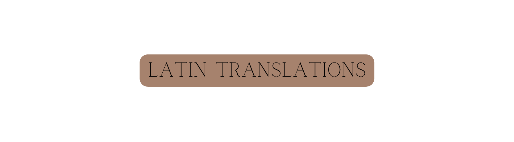 Latin Translations